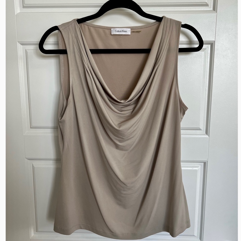 Calvin Klein Size L Sleeveless Blouse